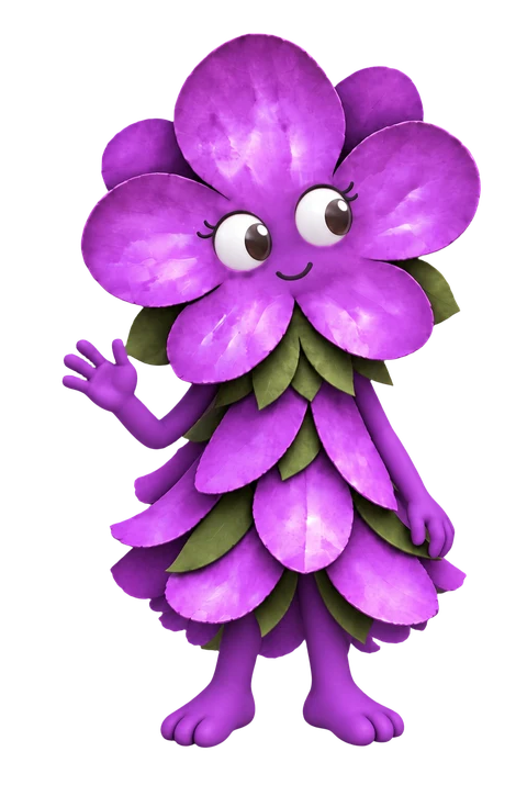 Madeline, a member of the Purple Bunch.
