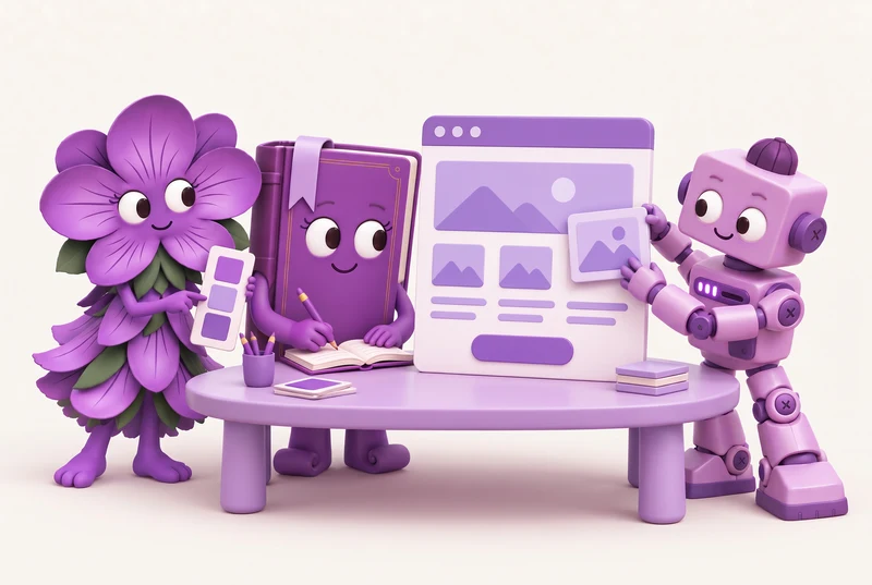 Madeline designs, Chloe writes and Teddy builds a website together.